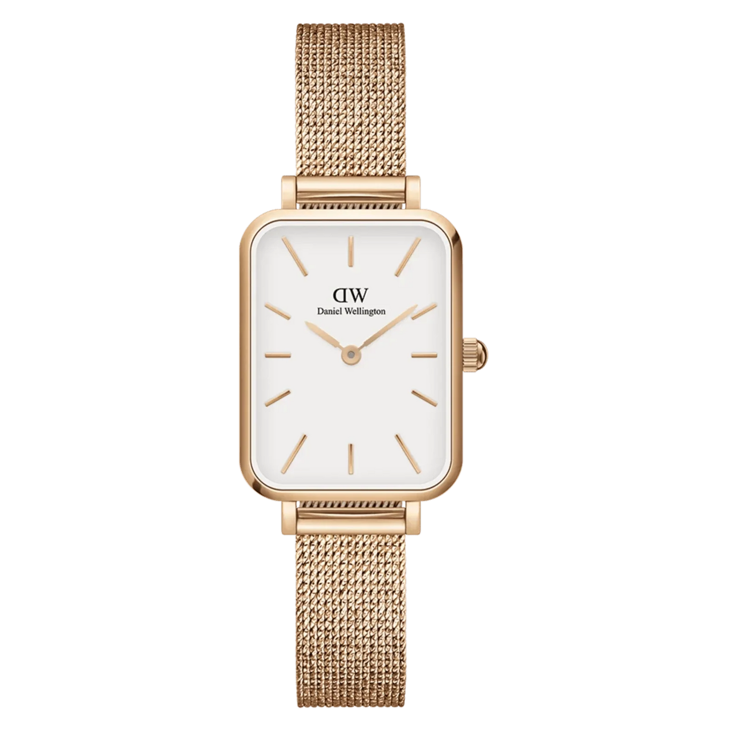 Daniel Wellington Ladies Rose Gold Quadro Watch Dw00100431