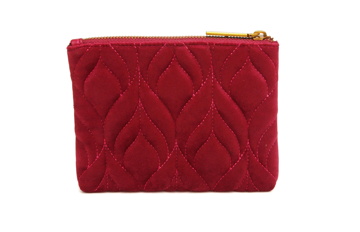 Alice Wheeler Velvet Make Up Pouch (Available in Fig & Lime Green)