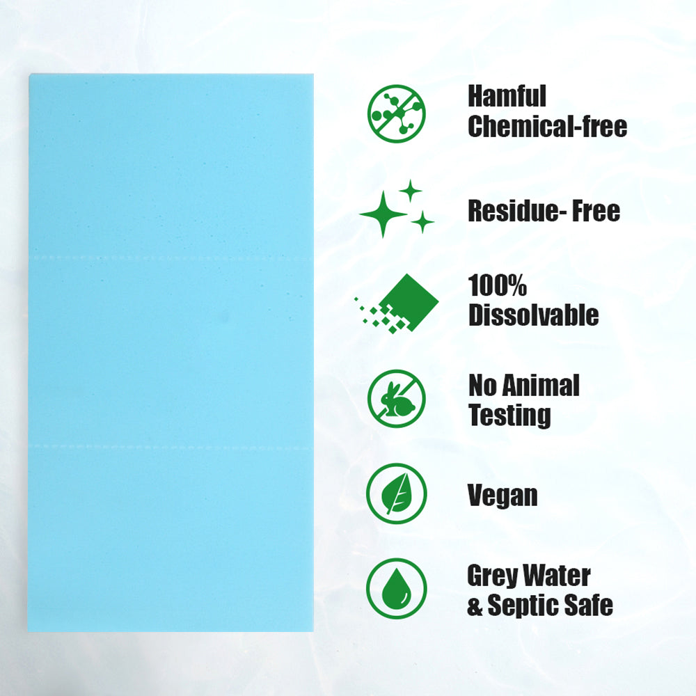 Finice Toilet Bowl Cleaner Strips – Plant-Based, Eco-Friendly, Fresh Lime, 36 Cleans