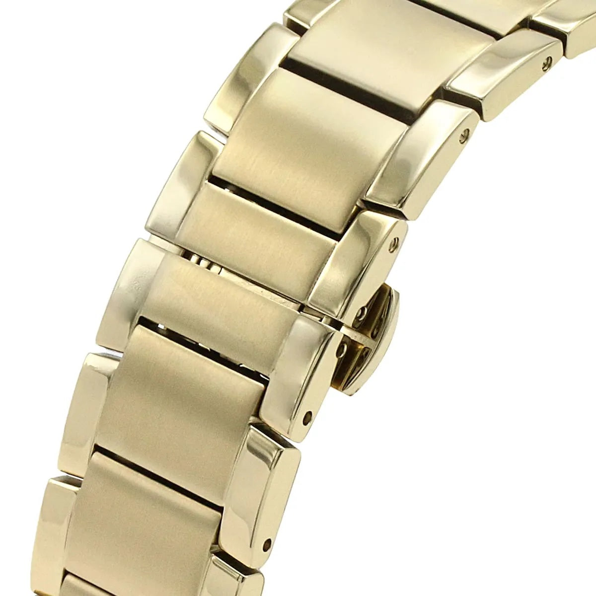 Emporio Armani Men's Watch Stainless Steel Gold Strap With Silver Dial AR11332 Renato