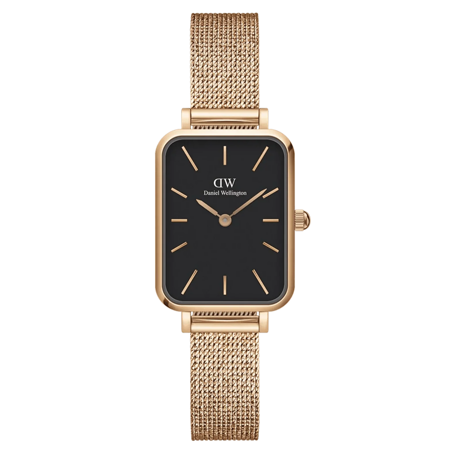 Daniel Wellington Ladies Rose Gold Quadro Watch Dw00100432