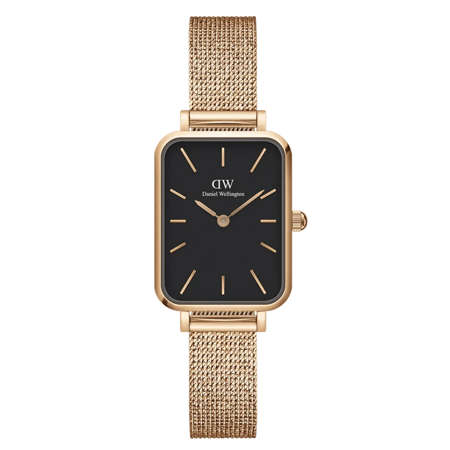 Daniel Wellington Ladies Rose Gold Quadro Watch Dw00100437