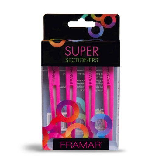 Super Sectioners Clips 4 Pack Pink