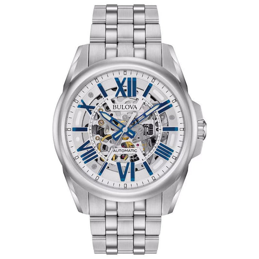 Bulova Classic Mens Silver Watch 96a187