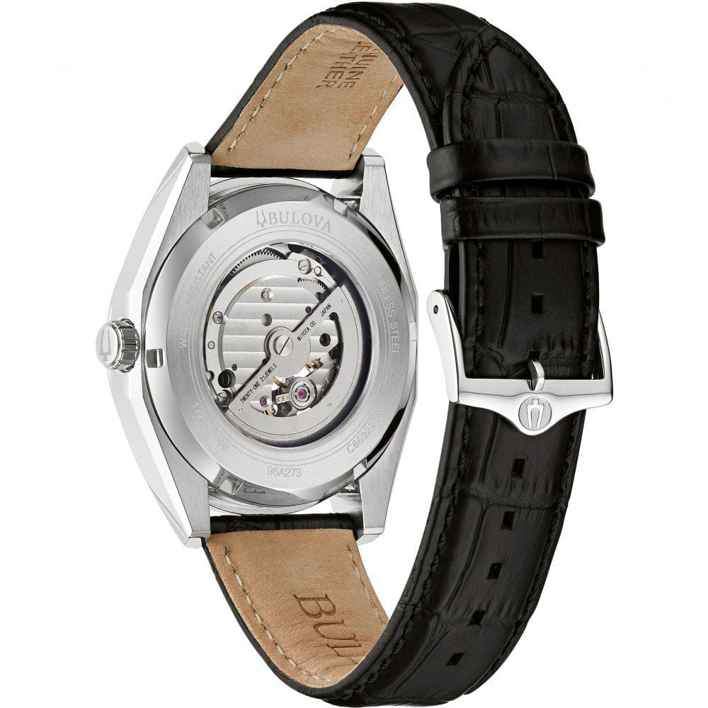 Bulova Surveyor Auto Mens Black Watch 96a273