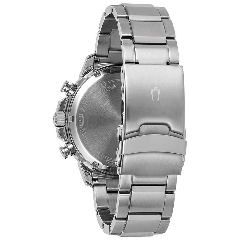 Bulova Marine Star Mens Black Watch 96b272