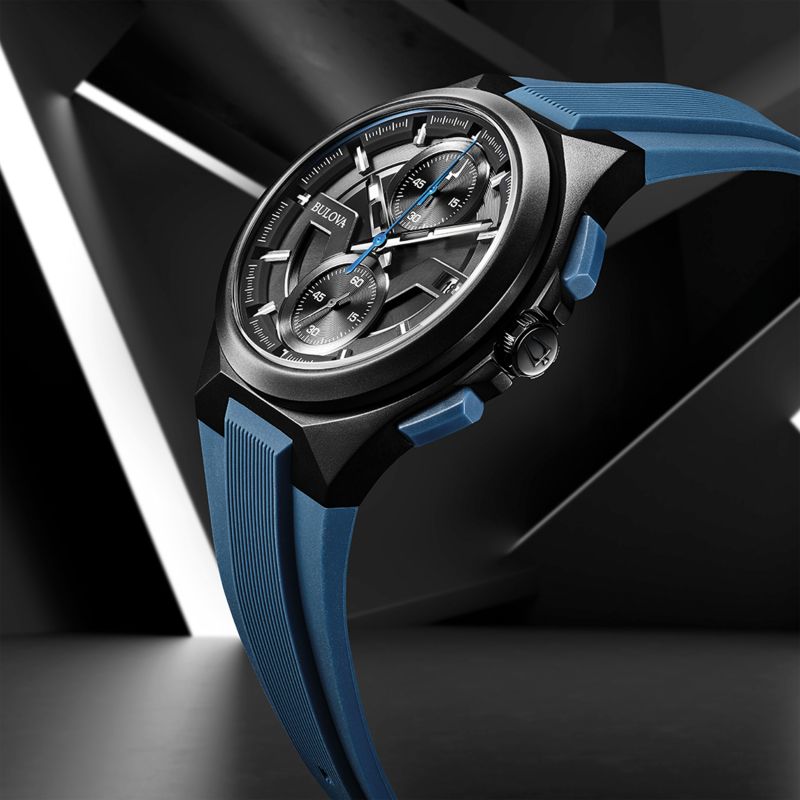 Gents Maquina Blue Strap Watch 98b380