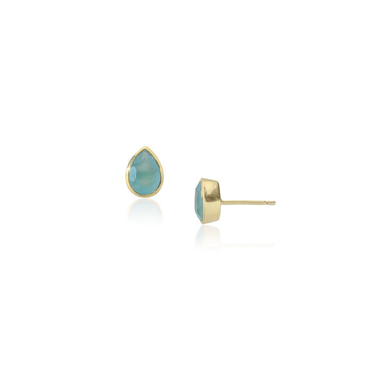 Simi Gemtone Studs with Pariba Onyx