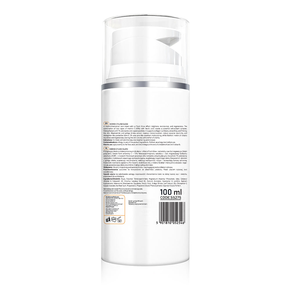 Apis ADENO-C Flash Glow Energising Face Cream | 100ml