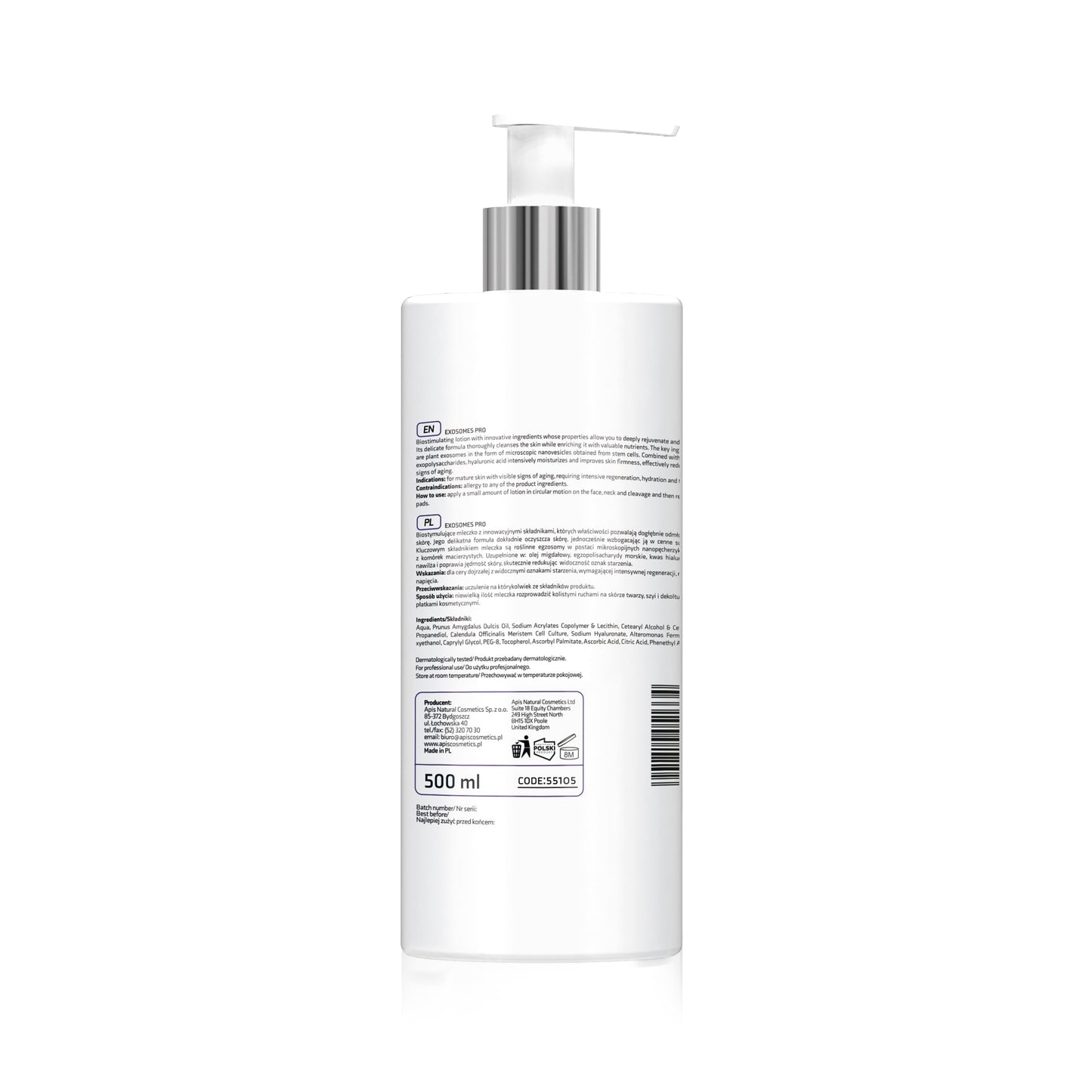 Apis EXOSOMES PRO Biostimulating Cleansing Milk with Plant Exosomes | 500ml