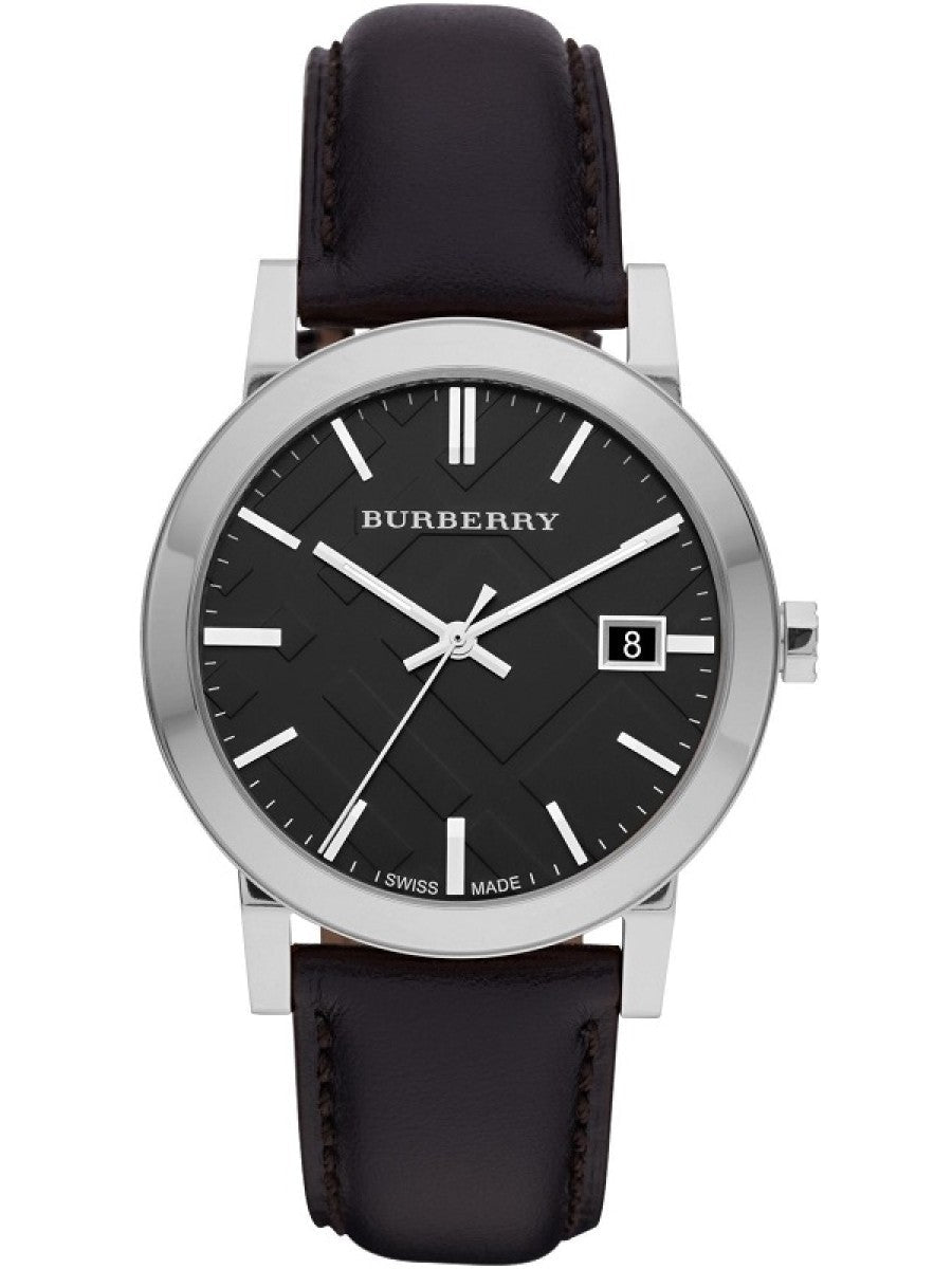 Burberry Mens Watch The City Check Black Bu9009
