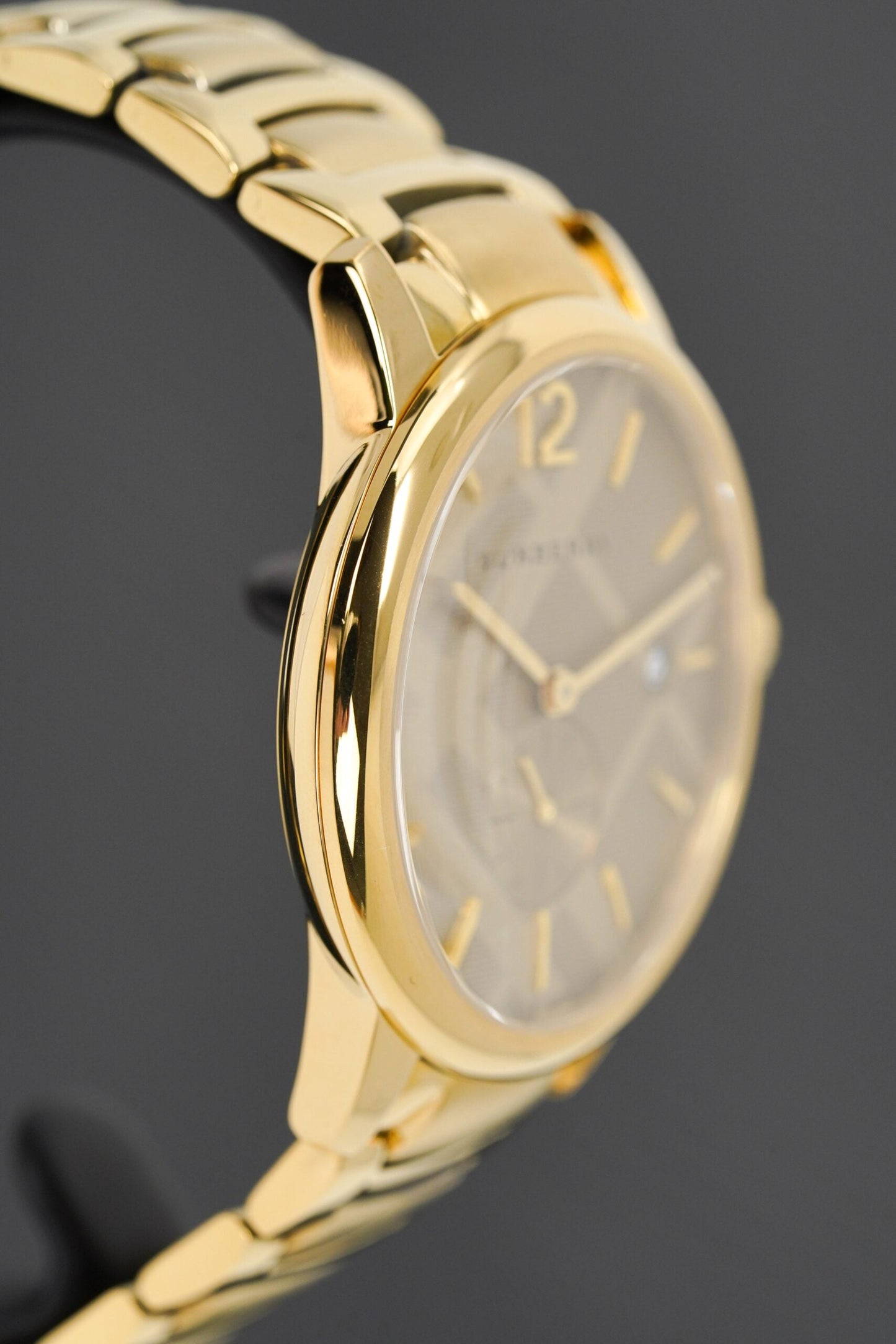 Burberry Mens Watch The Classic Yellow Gold Bu10006