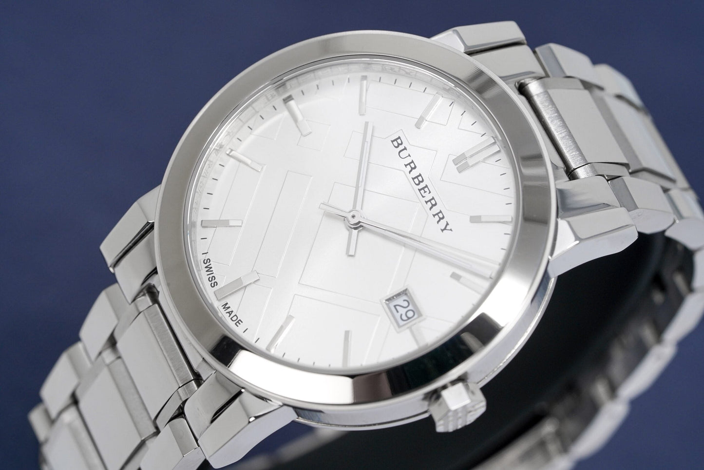 Burberry Ladies Watch The City Steel Bu9000