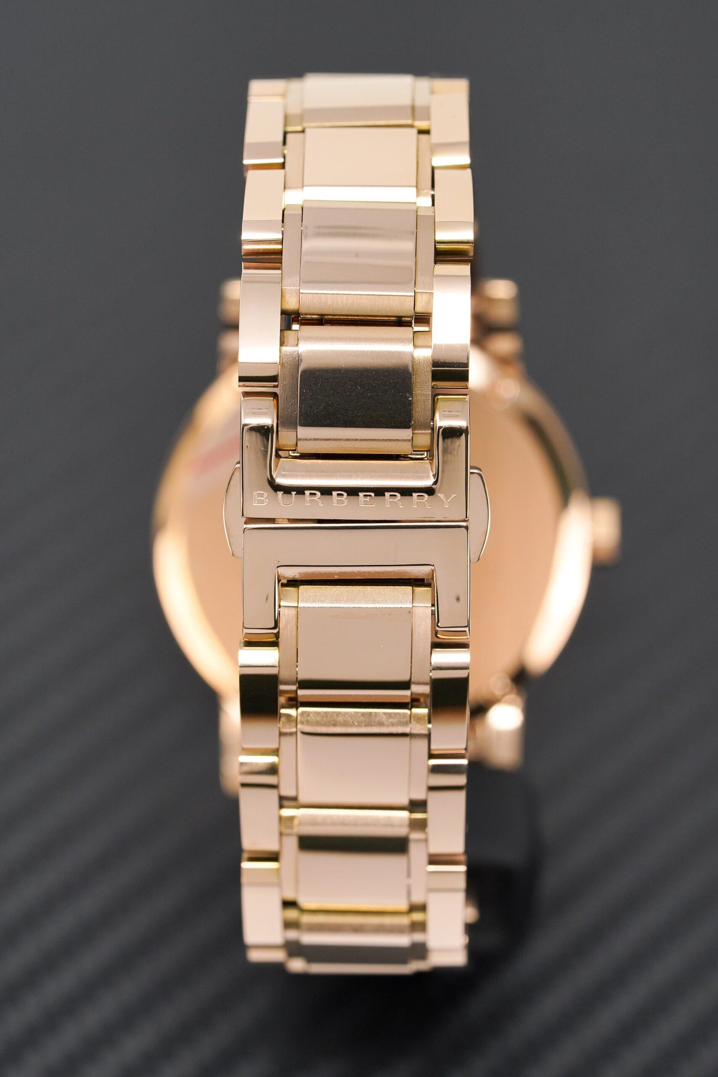 Burberry Ladies Watch The City Rose Gold Pvd Bu9004