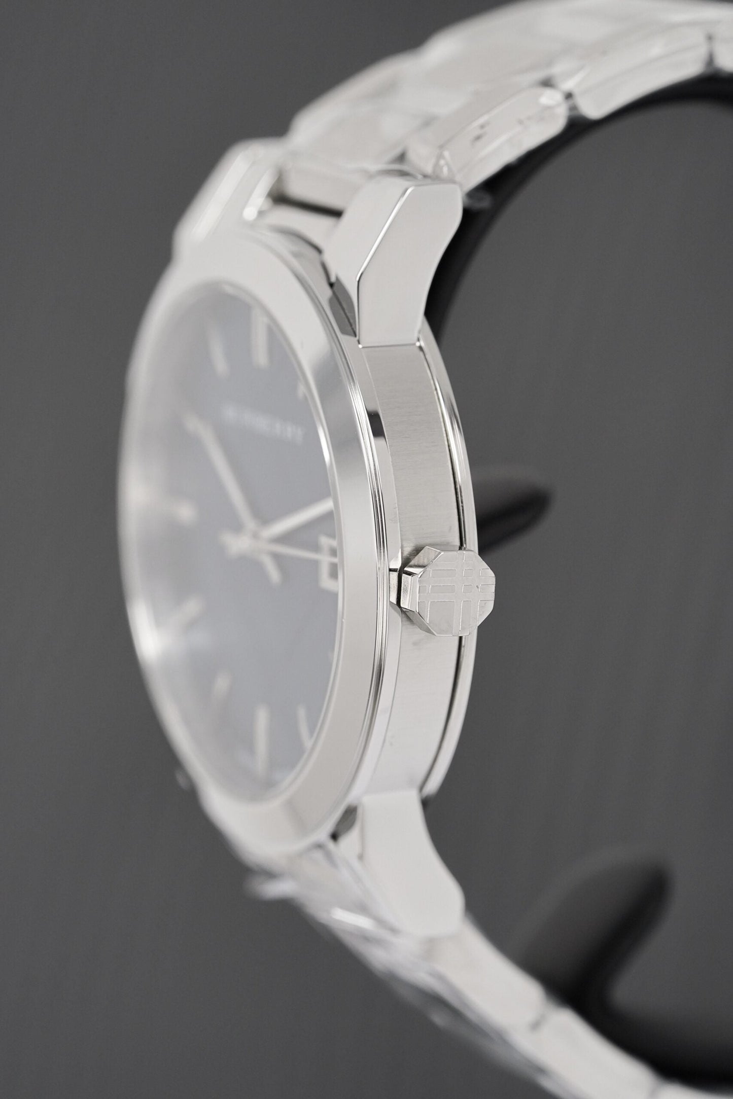 Burberry Mens Watch The City Steel Blue Bu9031