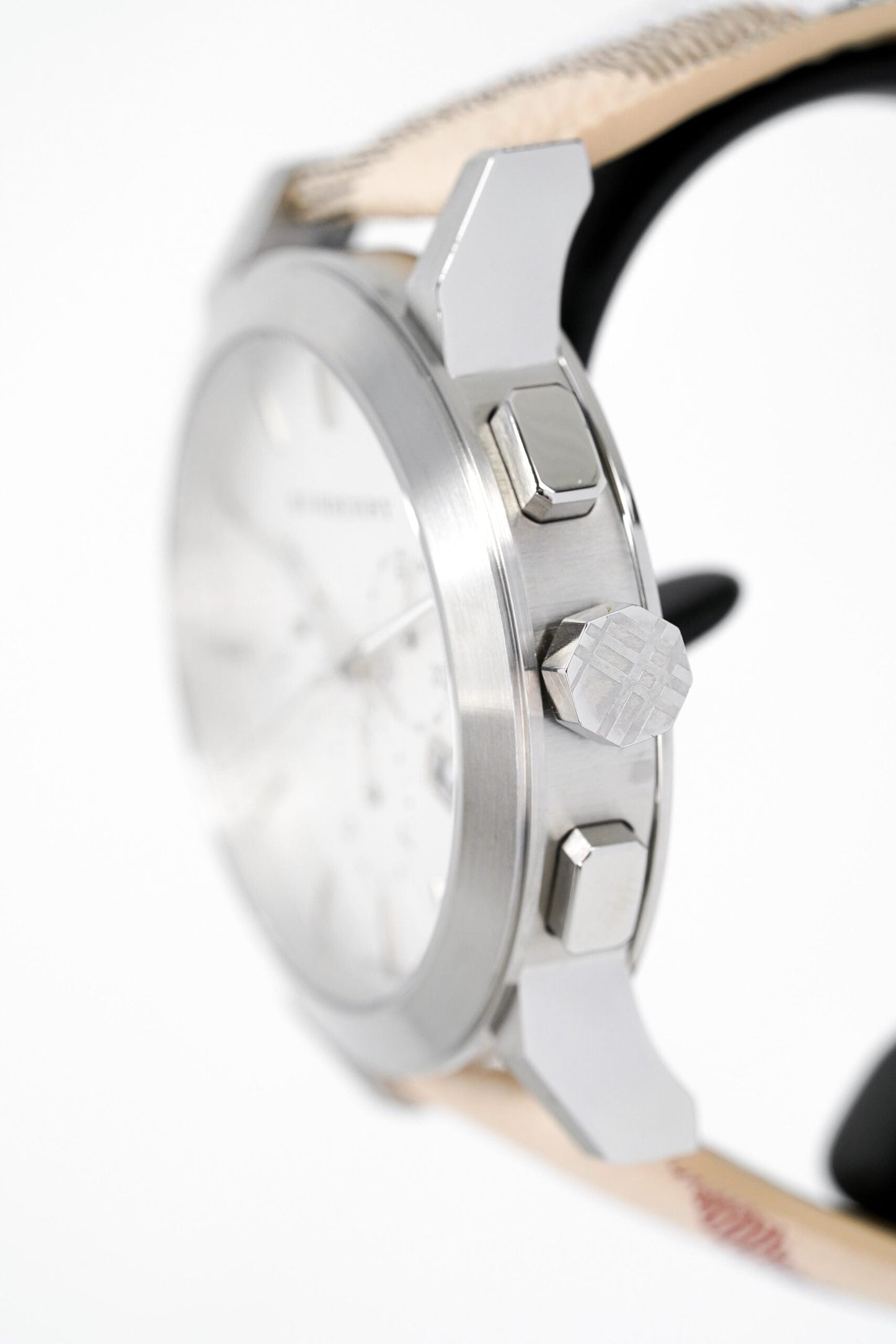 Burberry Mens Watch Chronograph The City Nova Check Bu9360