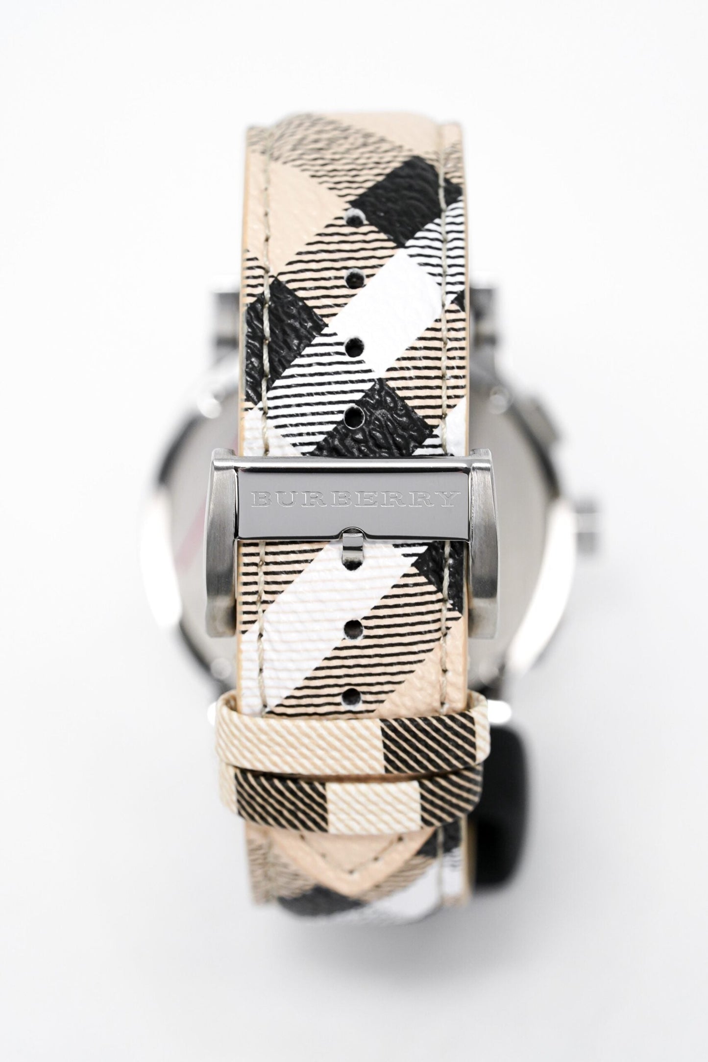 Burberry Mens Watch Chronograph The City Nova Check Bu9360