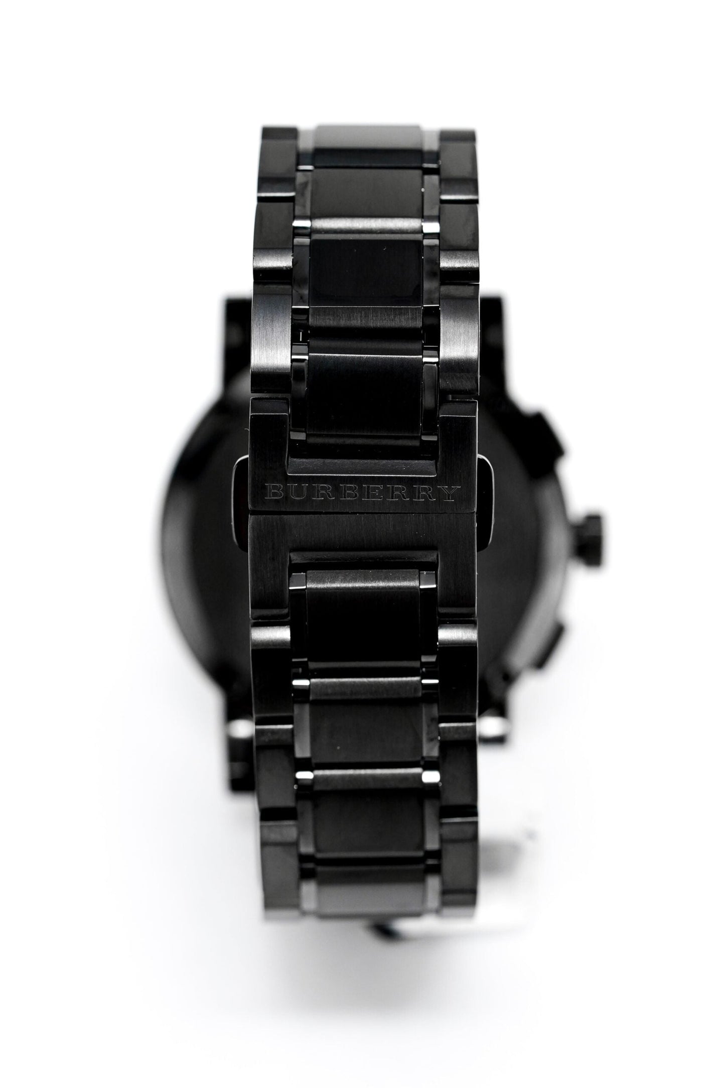 Burberry Mens Watch Chronograph The City Gun Metal Bu9365