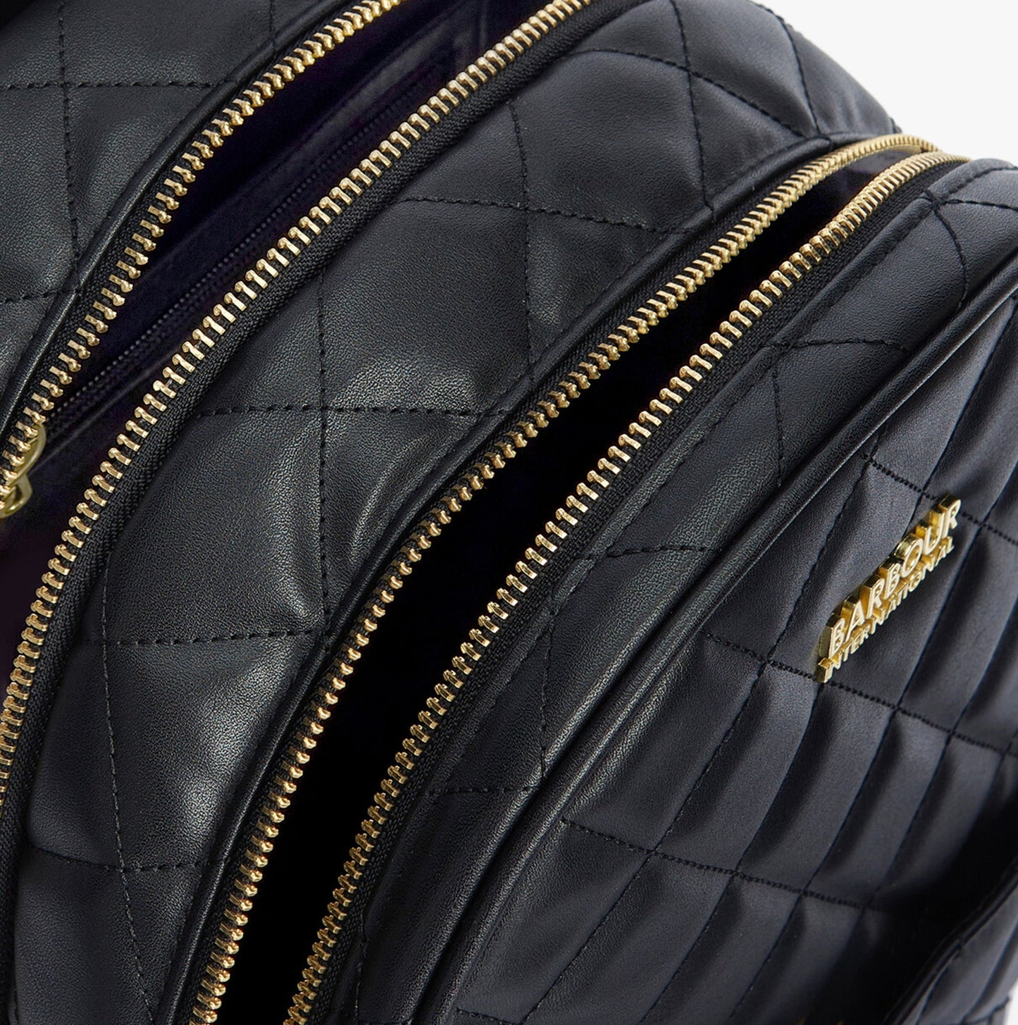Barbour QUILTED UXBRIDGE Womens Backpack Black