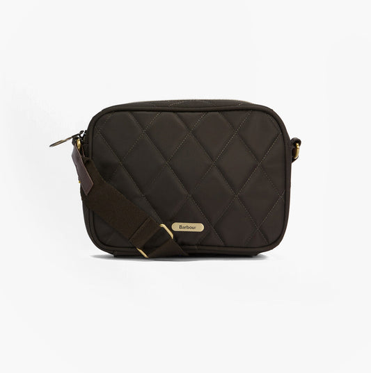 Barbour QUILTED Crossbody Bag Womens Olive