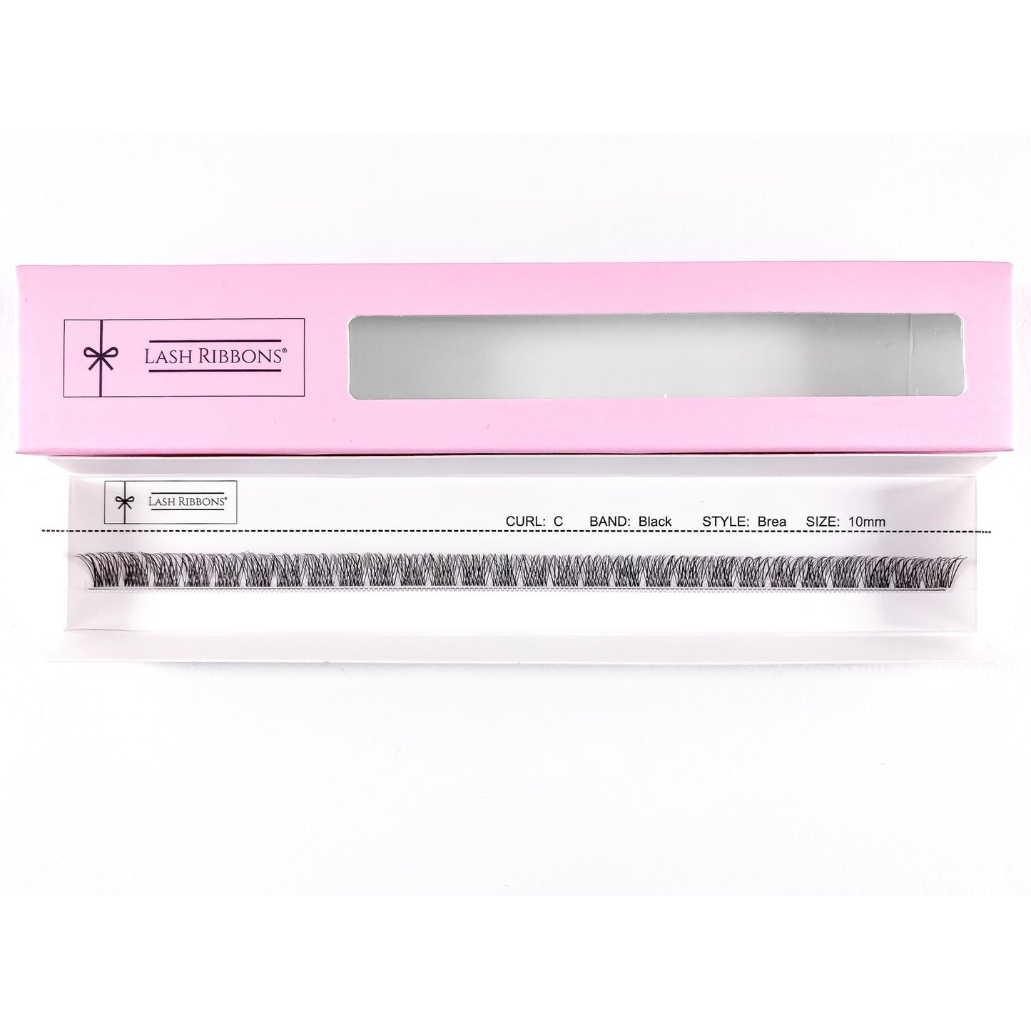 Brea - 'C' Curl Lash Ribbons® Invisible Band