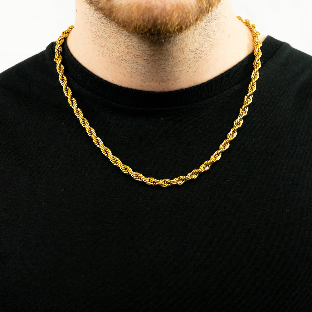 Rope Chain (Gold) 6mm