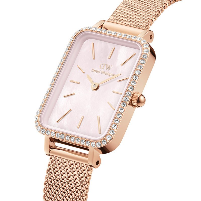 Daniel Wellington Quadro Ladies Pink Watch Dw00100669