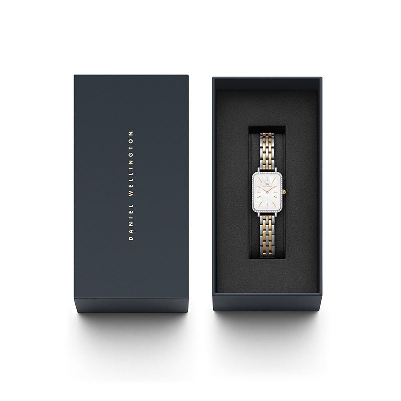 Daniel Wellington Quadro Ladies White Watch Dw00100671