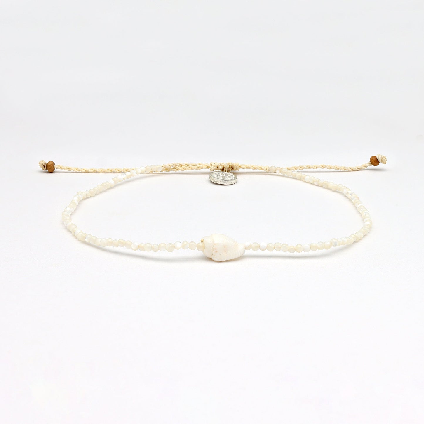 Giada Melati Shell Beaded Anklet