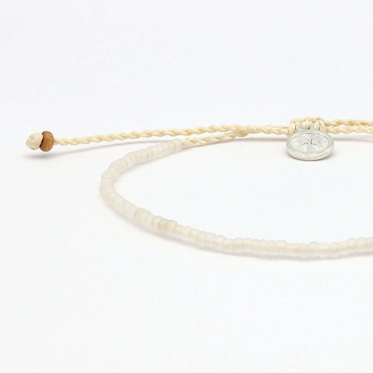 Ka'anapali Frosted Glass Beaded Bracelet
