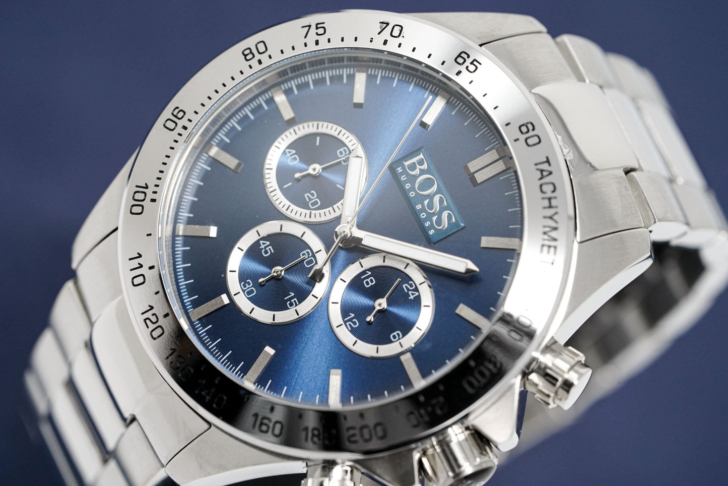 Hugo Boss Men S Watch Chronograph Ikon Blue Hb1512963