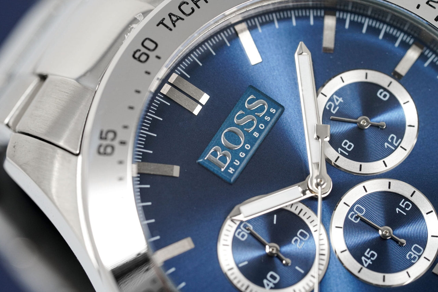 Hugo Boss Men S Watch Chronograph Ikon Blue Hb1512963