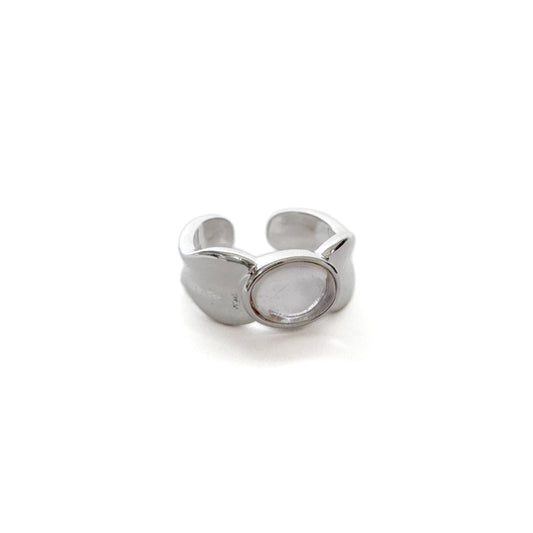 Charlie Silver Wide Band Ring