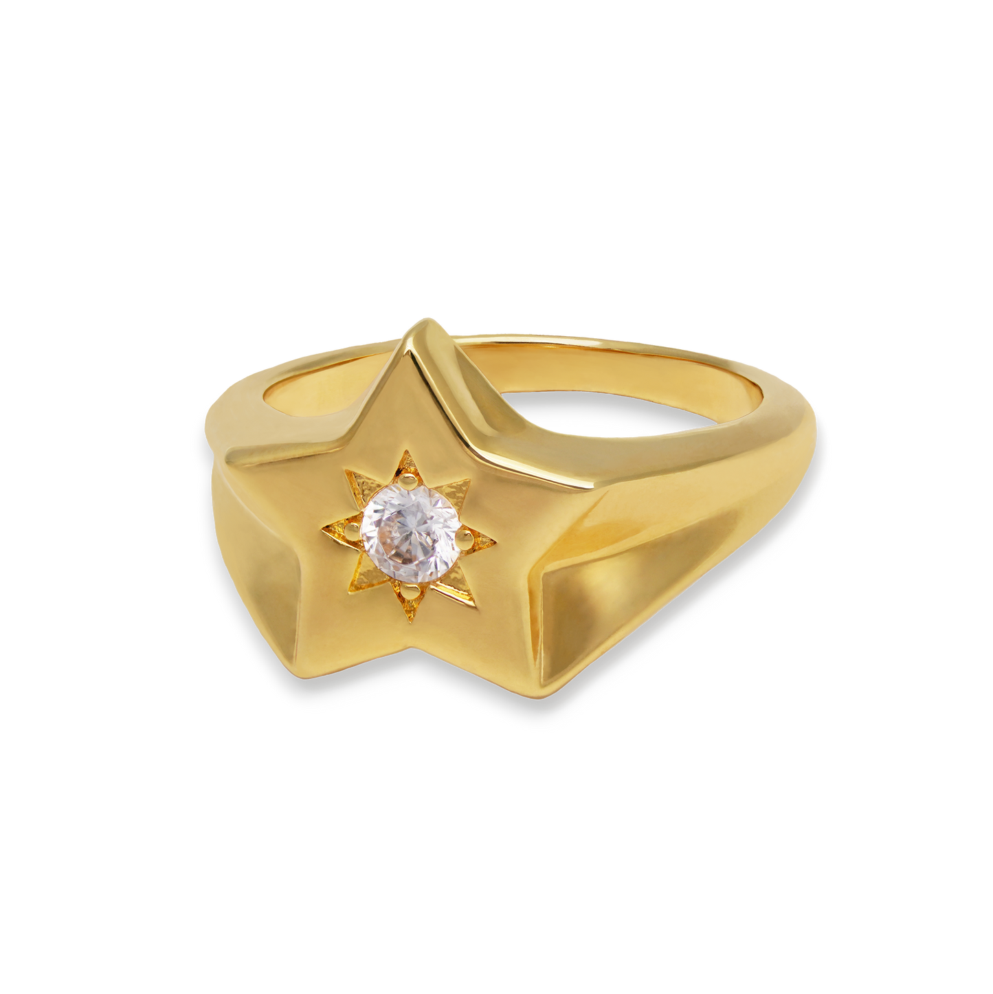 Shooting Star Signet Ring