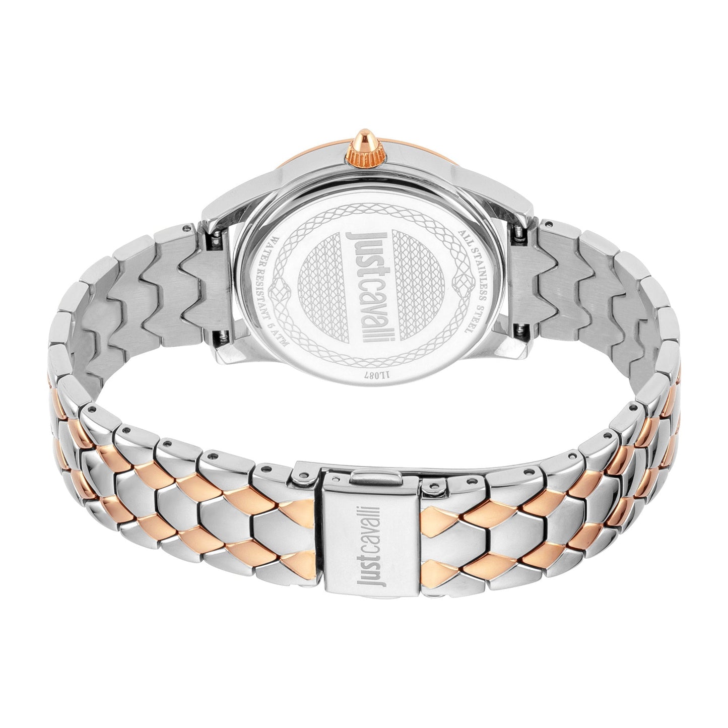 Just Cavalli SET Steel Yellow Gold TwoTone Zircons