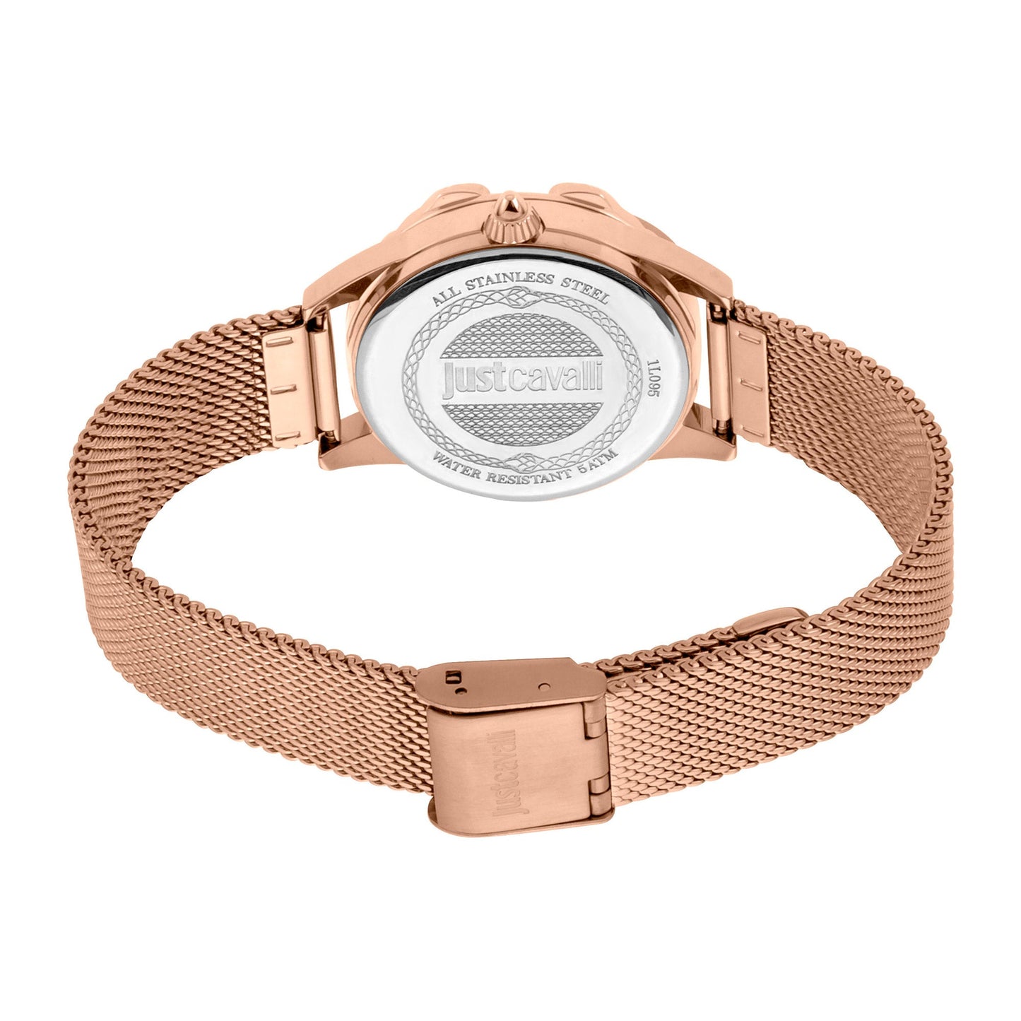 Just Cavalli JC Giro Steel Rose Gold Serpente Zircons