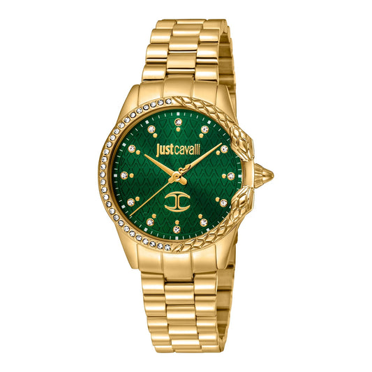 Just Cavalli Diva Yellow Gold Green