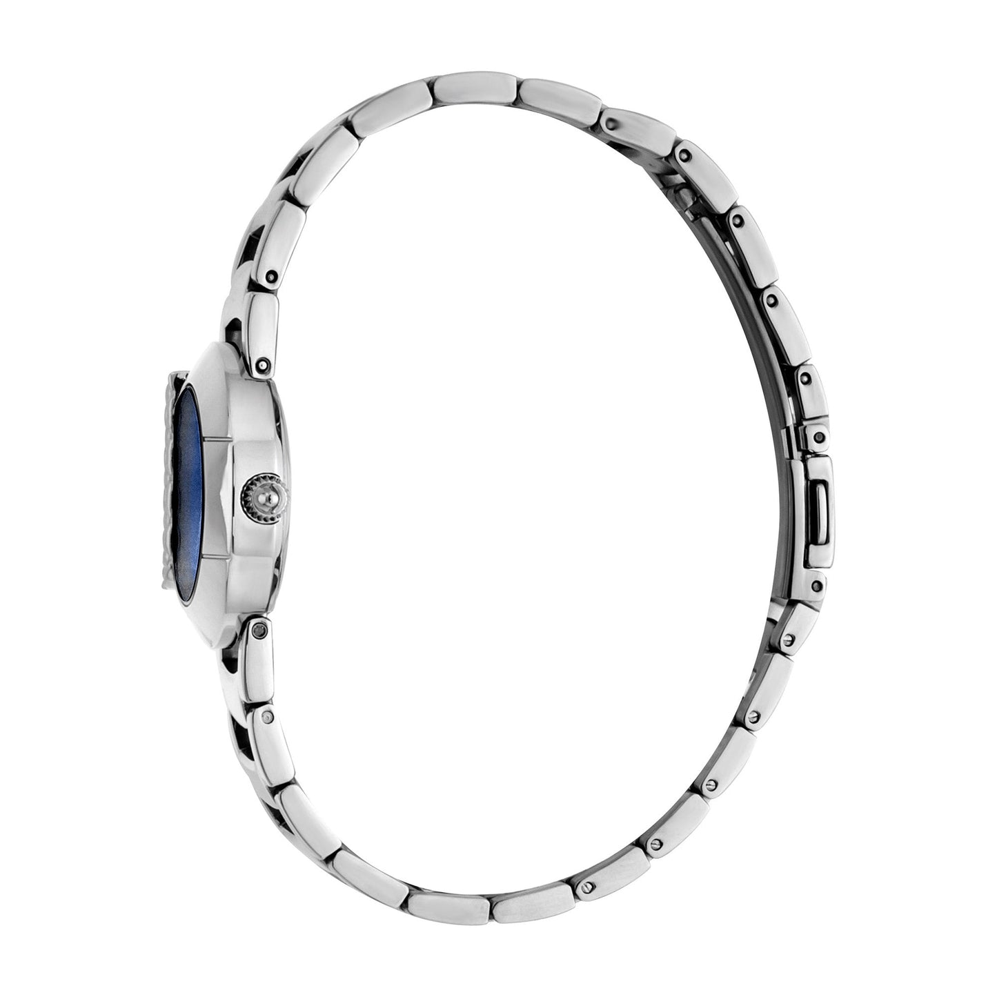 Just Cavalli Steel Blue Zebra Glitter
