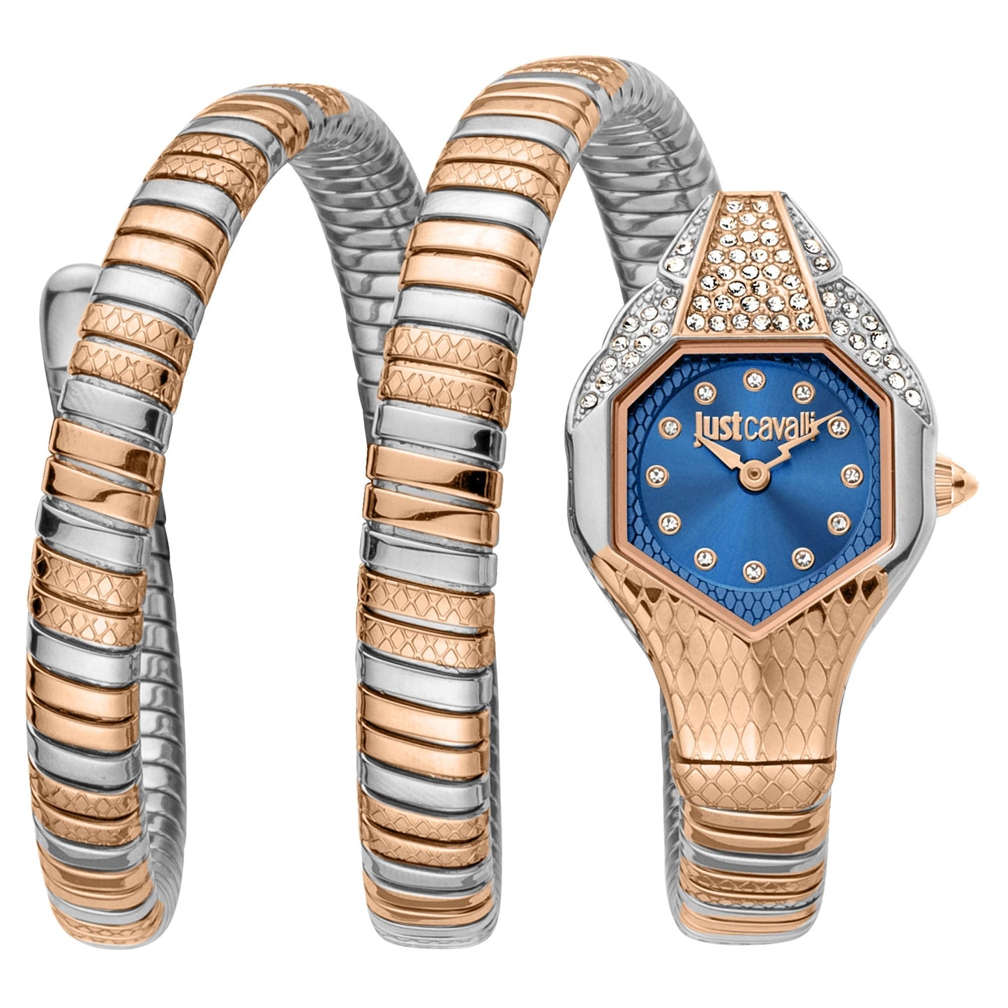 Just Cavalli Glam Evo 7 Doppio Two Tones RG Blue