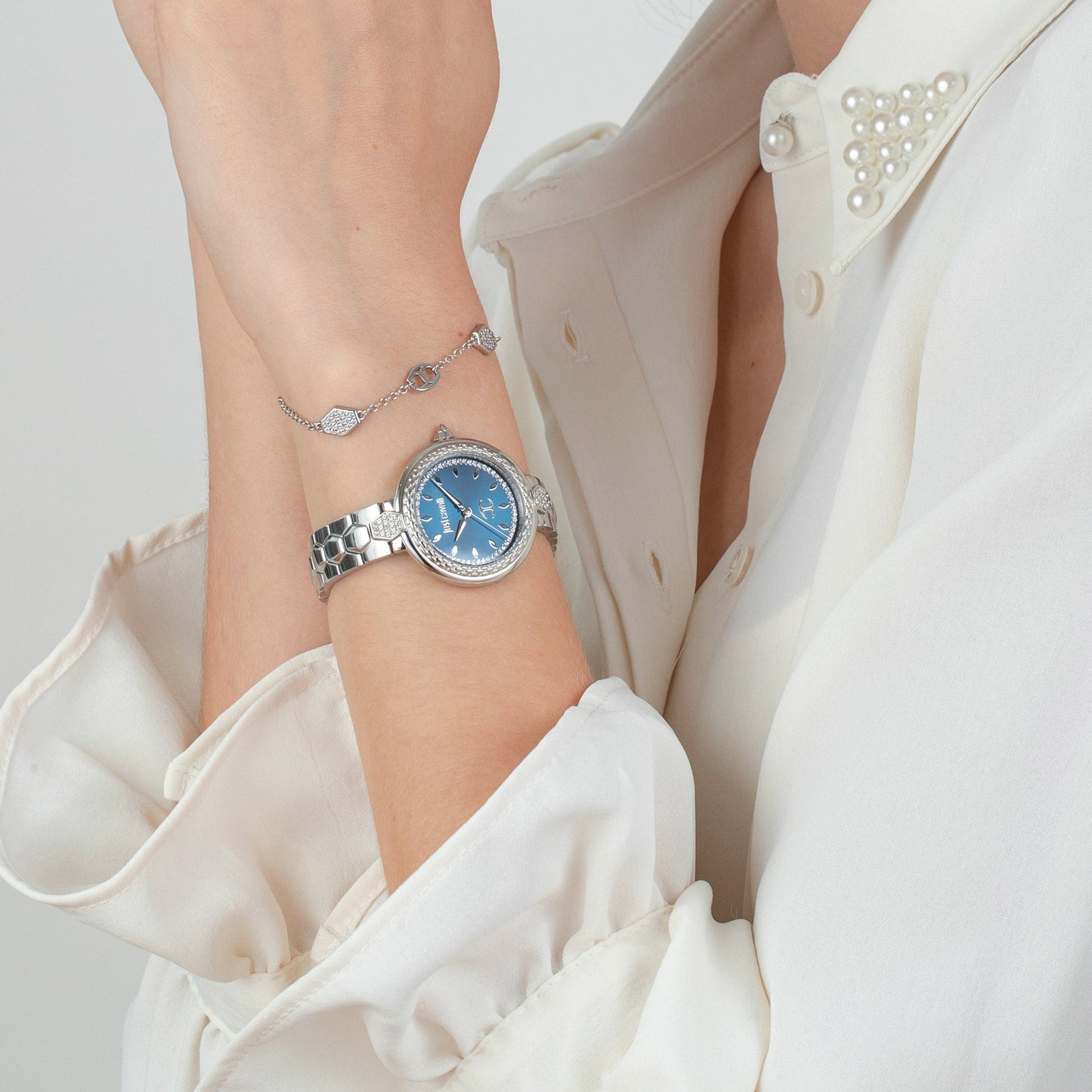 Just Cavalli Snake Creazione Silver Steel
