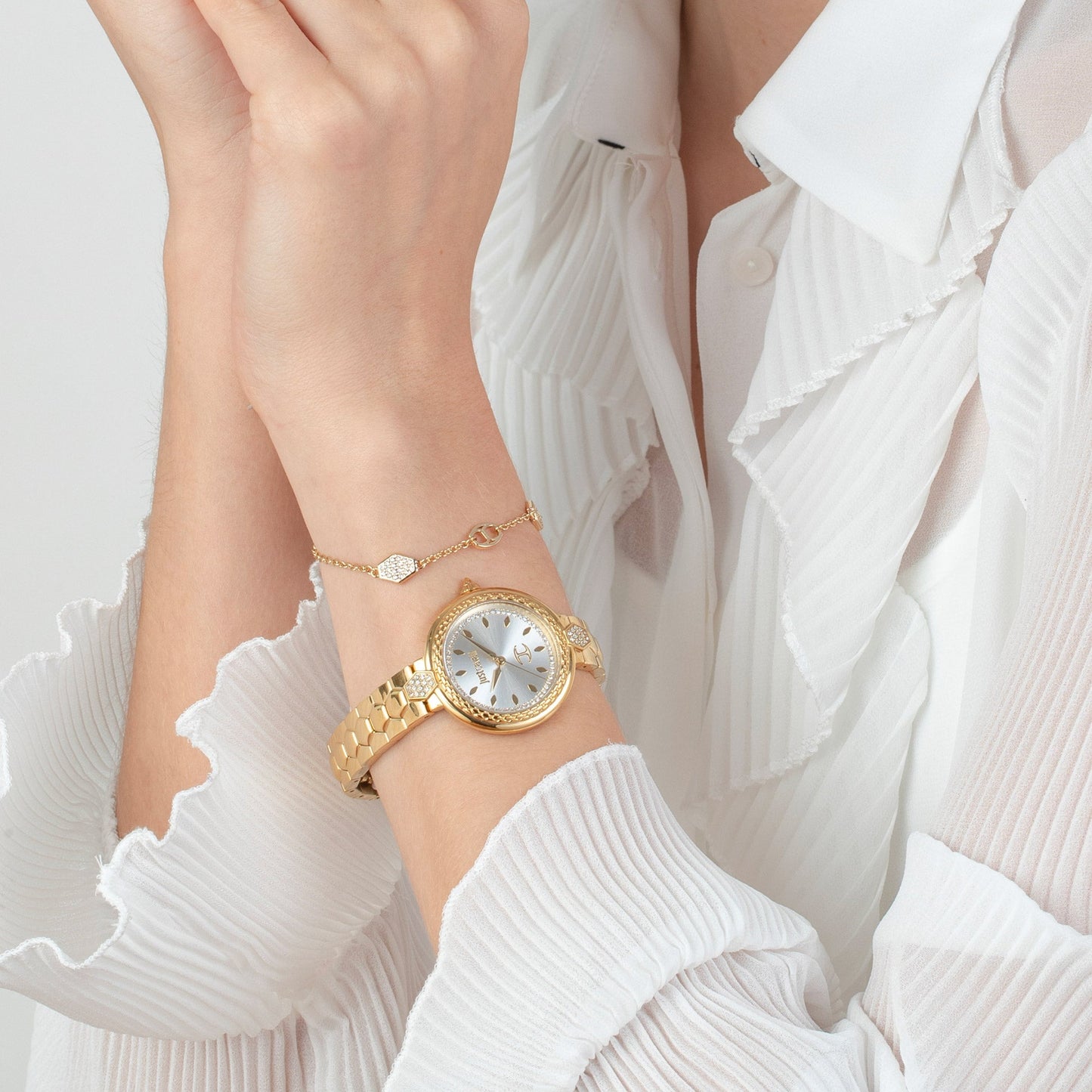 Just Cavalli Snake Creazione Yellow Gold