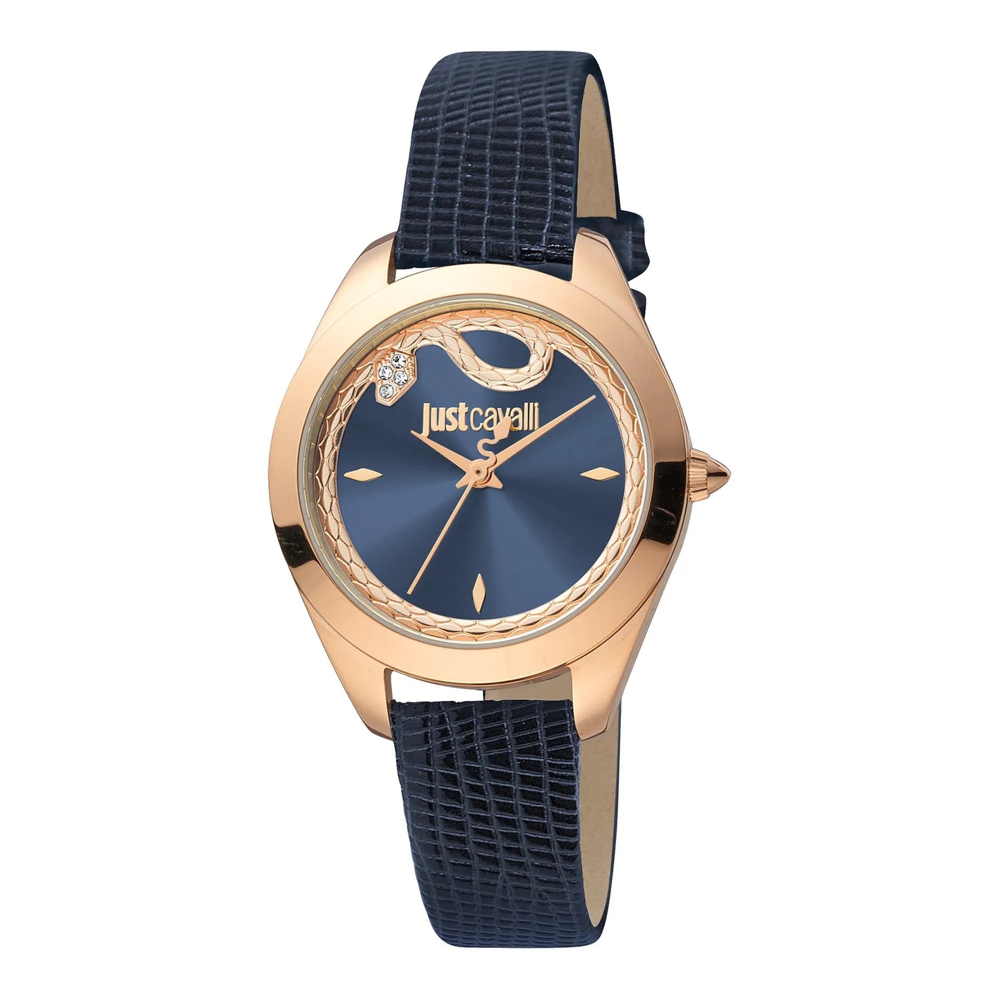 Just Cavalli Donna finezza Leather RG Blue
