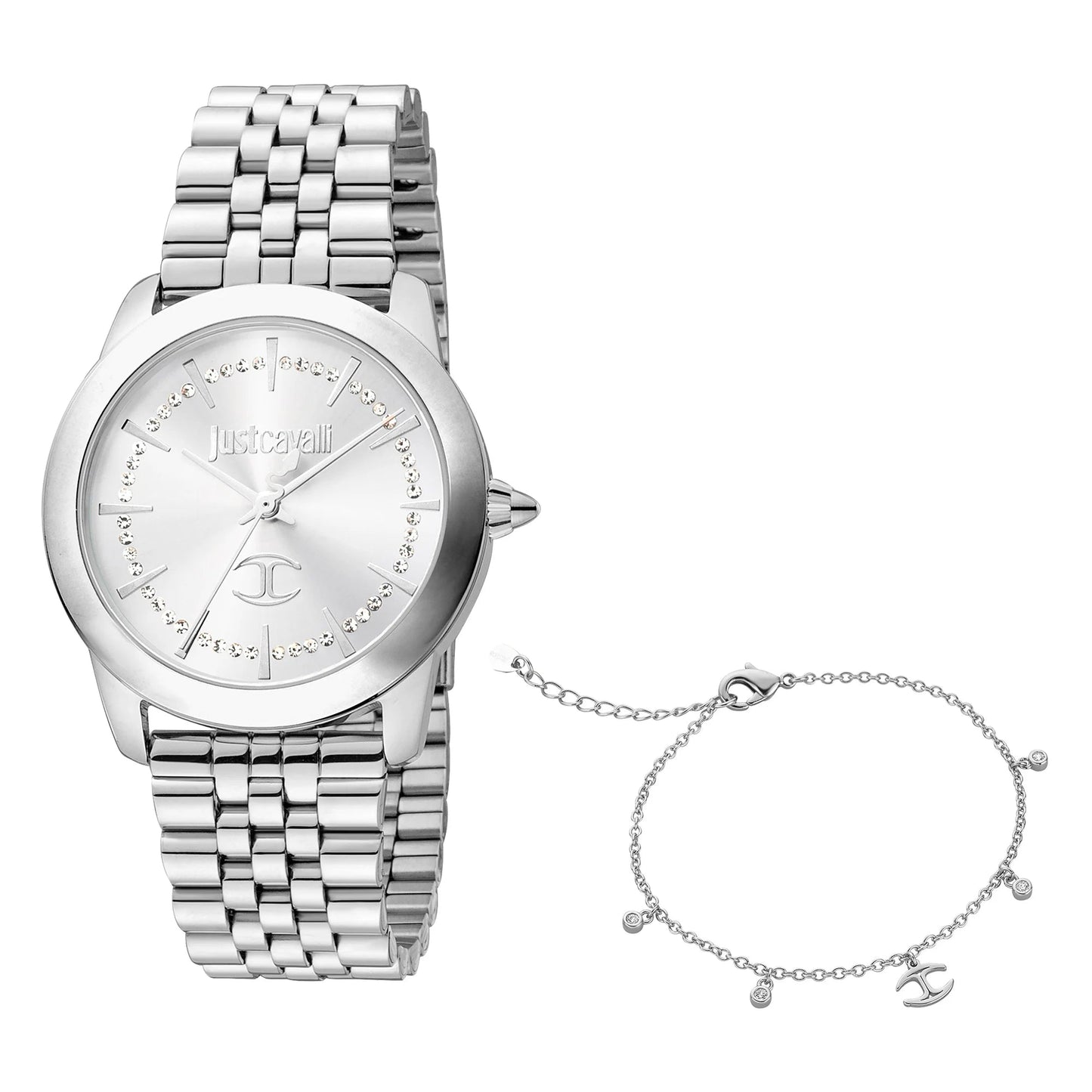 Just Cavalli Glam Creazione Silver Steel
