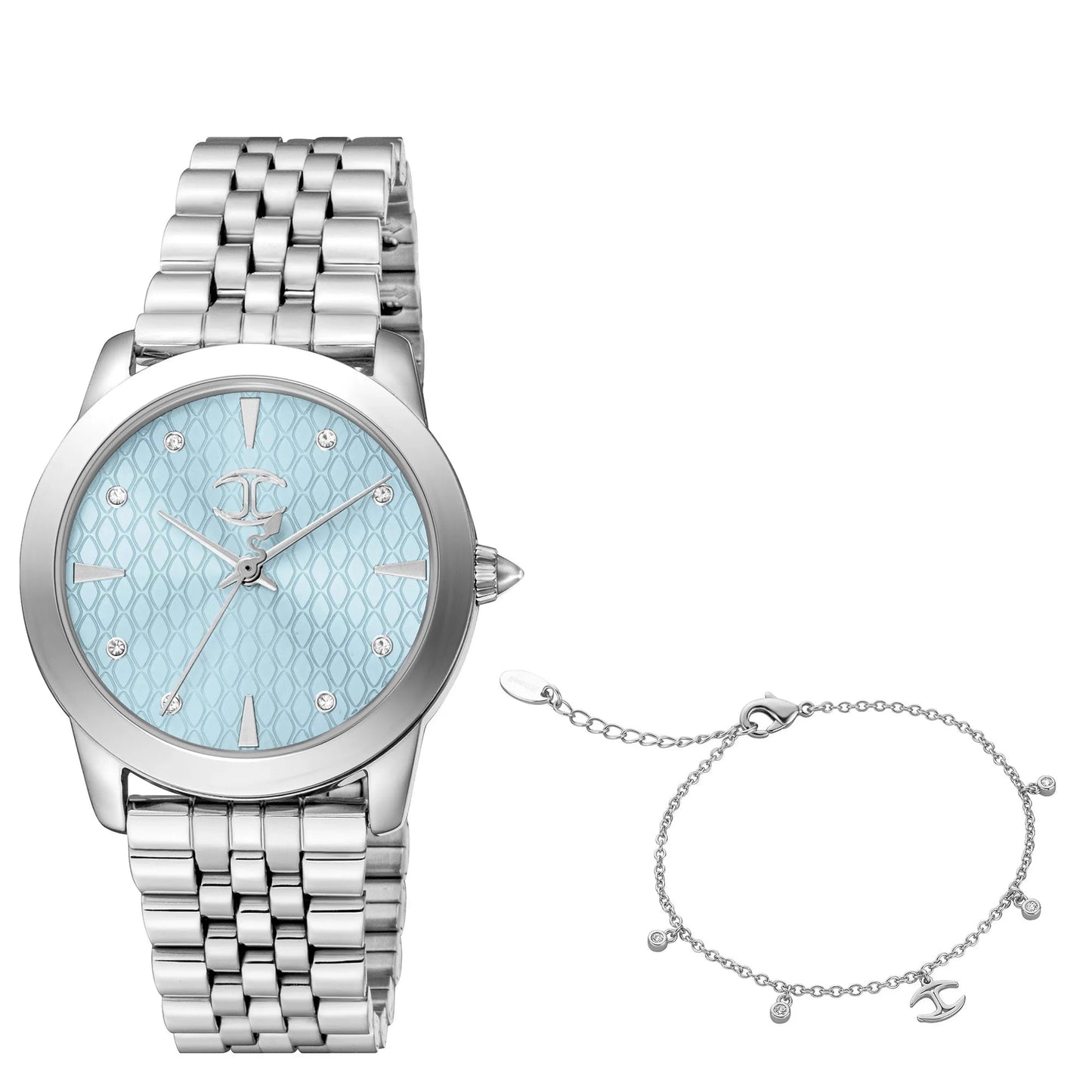 Just Cavalli Glam Creazione Silver Turquoise