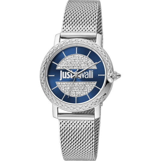 Just Cavalli Brillante Silver Glitter Blue