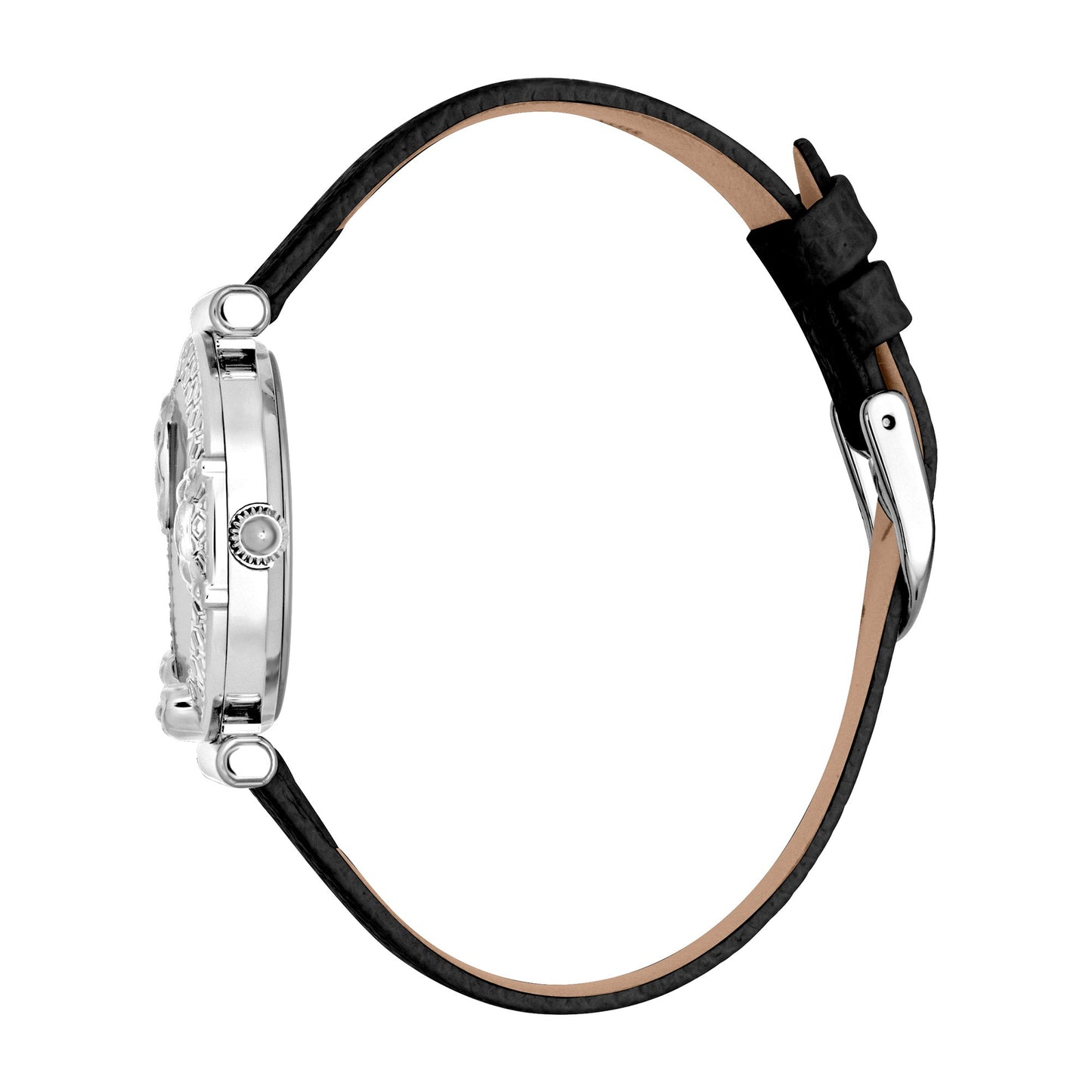 Just Cavalli JC Trama 2 Leather Black Silver