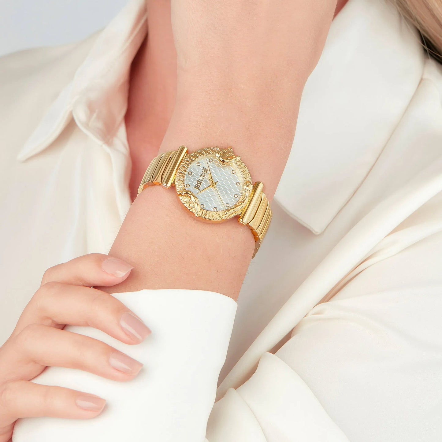 Just Cavalli Atrani Yellow Gold Silver