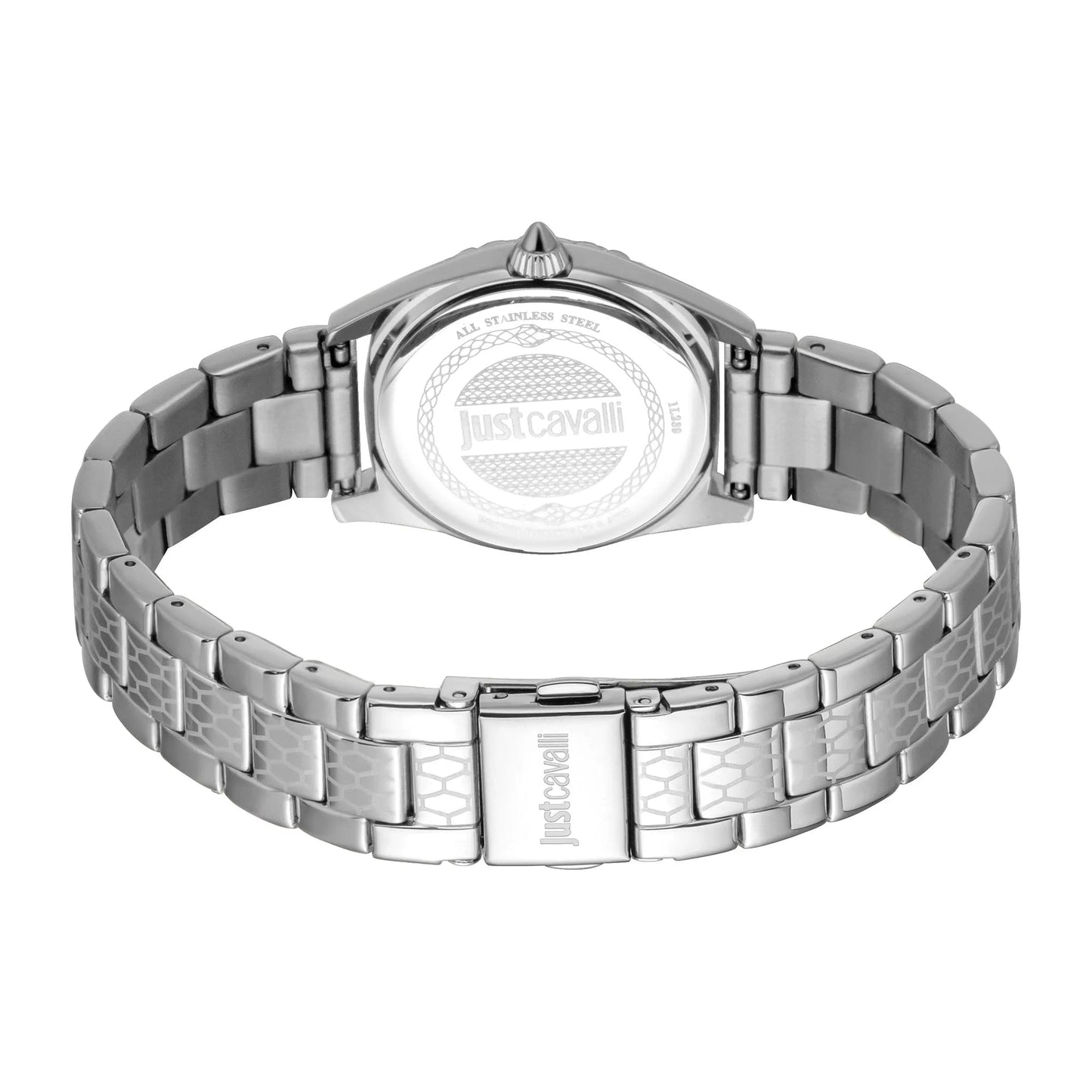 Just Cavalli Fashion Glam Silver Steel Blue