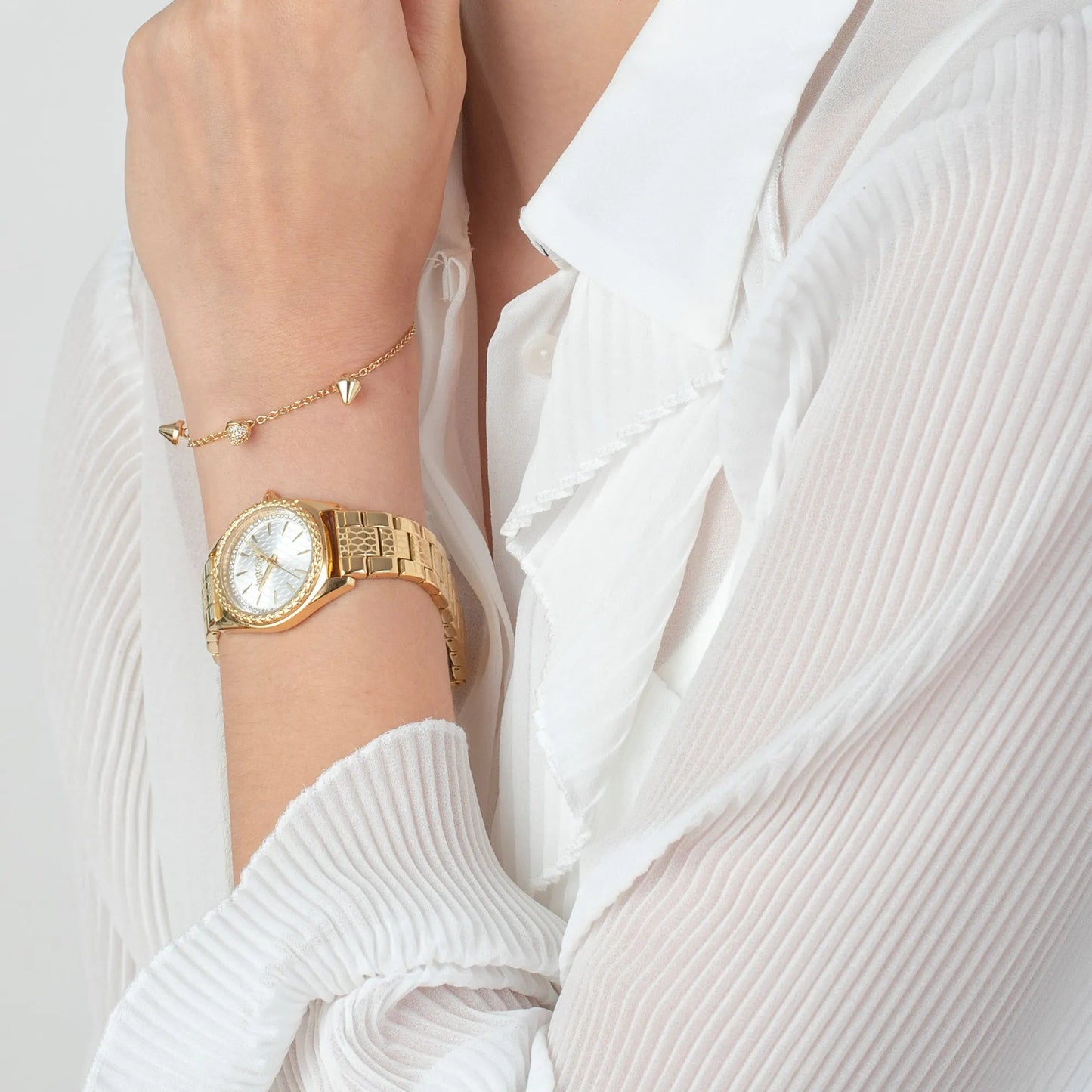 Just Cavalli Fashion Glam Yellow Gold