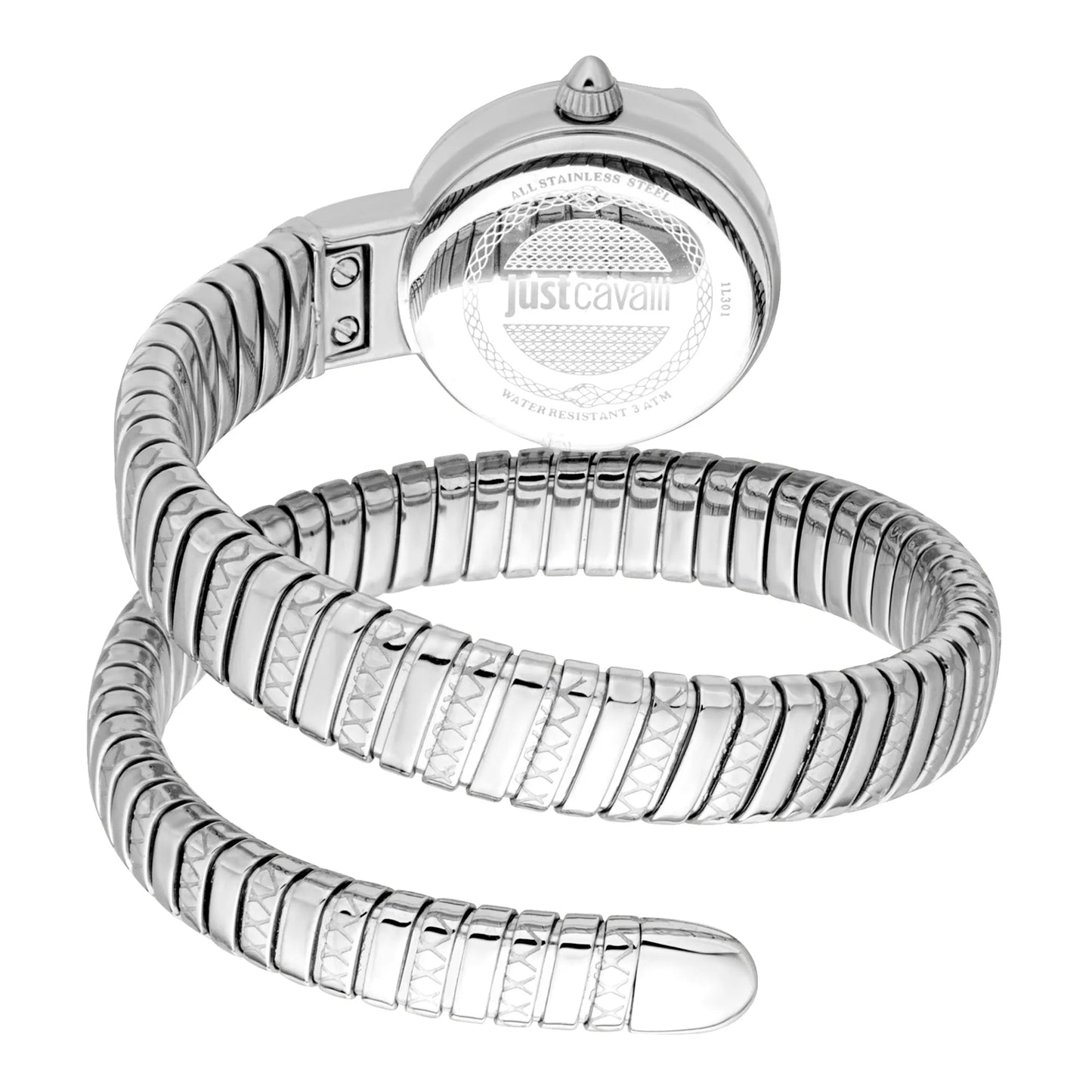 Just Cavalli Cerchio Snake Silver Grey